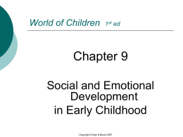 World of Children 1st ed