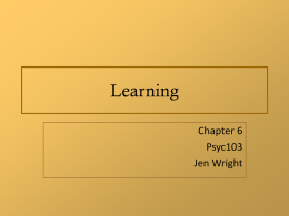 Chapter 06: Learning