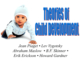 Major theories of Child development