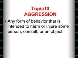 Type of Aggression