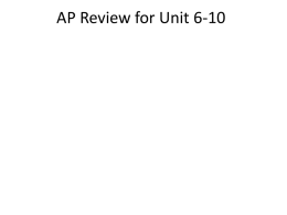 AP Review #2