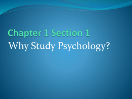 Psych 1 Chapter 1 Powerpointx