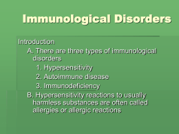 Immunological Disorders