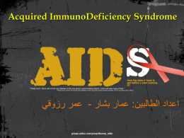 Acquired immunodeficiency syndrome is a disease of the human