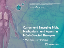 B Cell Therapies - Free Online CME Activities | Cleveland