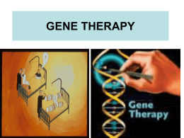 GENE THERAPY - College Heights Secondary School