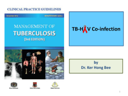 TB-HIV Co-Infection - Ministry of Health