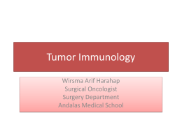 Tumor Immunology