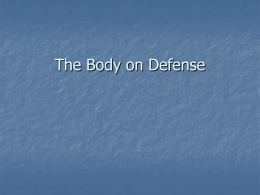 The Body on Defense