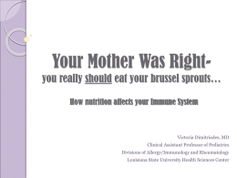 Your mother was right- you really should eat your broccoli…