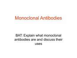Monoclonal Antibodies - The Grange School Blogs