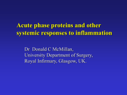 Acute Phase Proteins and other Systemic