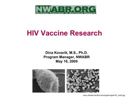 HIV Vaccine Research Powerpoint