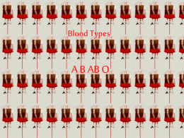 Blood Types PowerPoint