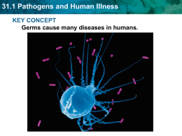 31.1 Pathogens and Human Illness