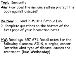 How does the immune system protect the body against disease?