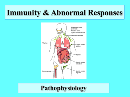 Immunity & Abnormal Responses