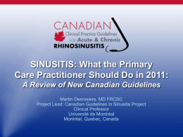 Rhinosinusitis Guideline Sildes