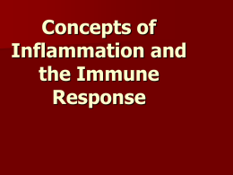 08. Concept of Inflammation and the Immune Response
