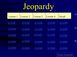 Jeopardy - Waukee Community School District Blogs