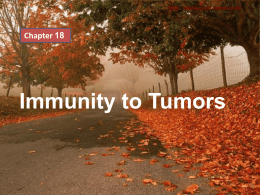 Immunity to Tumors