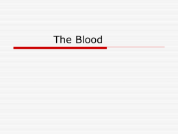 The Blood Cells - Immaculateheartacademy.org