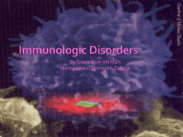 Immunologic Disorders - Faculty Sites