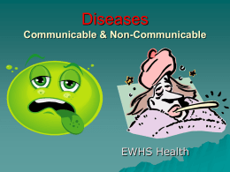 Communicable Disease Ppt