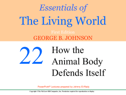The Living World - Chapter 27 - McGraw Hill Higher Education