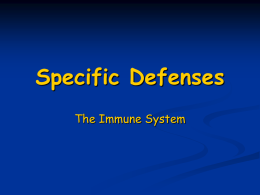 Specific Defenses