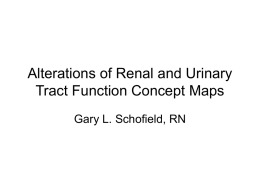 Alterations of Renal and Urinary Tract Function Concept - mwsu-wiki