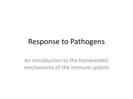Response to Pathogens