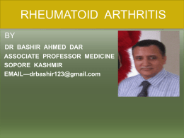 rheumatoid arthritis