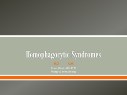Hemophagocytic Syndromes for heme_onc
