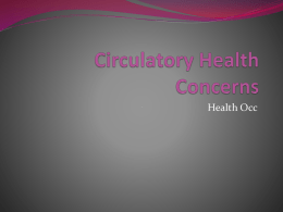 Health Matters of the Circulatory System