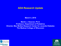 ADA Research Update