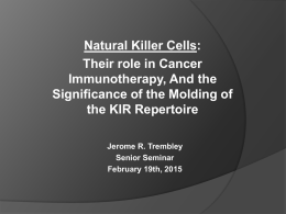 What are NK Cells - Biology Department