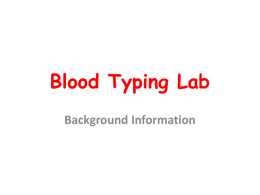 Blood Typing