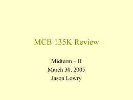 MCB 135K Review