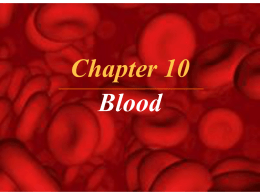 Ch 10 Blood