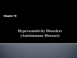 autoimmune diseases. Autoimmune diseases