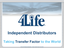 4life ppt - GlobalSuccess4Life.com