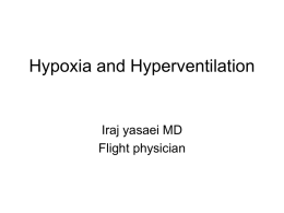 Hypoxia and Hyperventilation