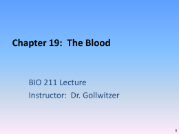 Chapter 21: Blood Vessels and Circulation