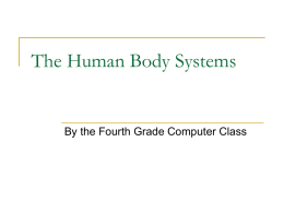 The Human body - White Lake School District