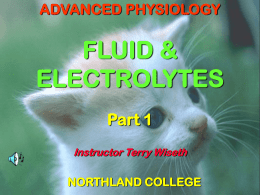 Fluids & Electrolytes Part 1