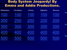 Jeopardy! - Riverdale School District