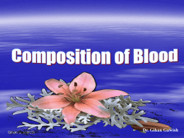 Composition of Blood