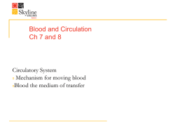 The Cardiovascular System