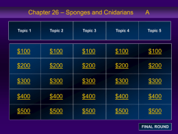 Biology Chapter 26 Jeopardy Review A
